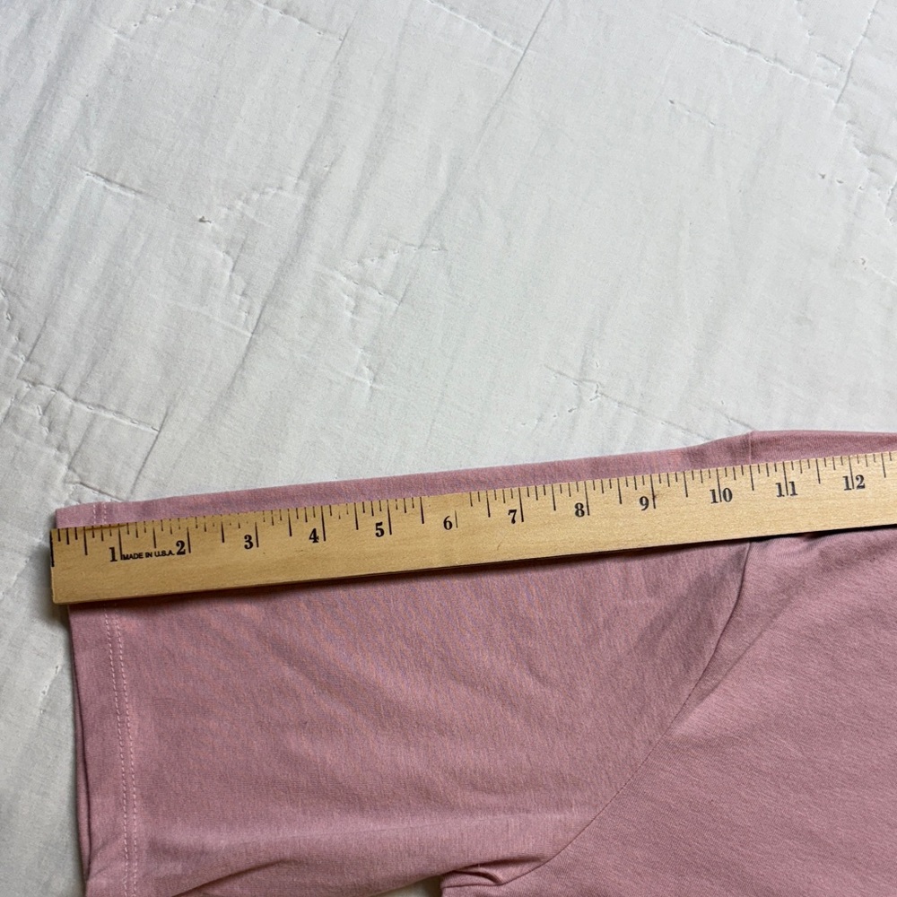 NWT Modern Lux Shirt Womens XXS Pink French Pastry Oversized Cropped Graphic Tee - Picture 7 of 10